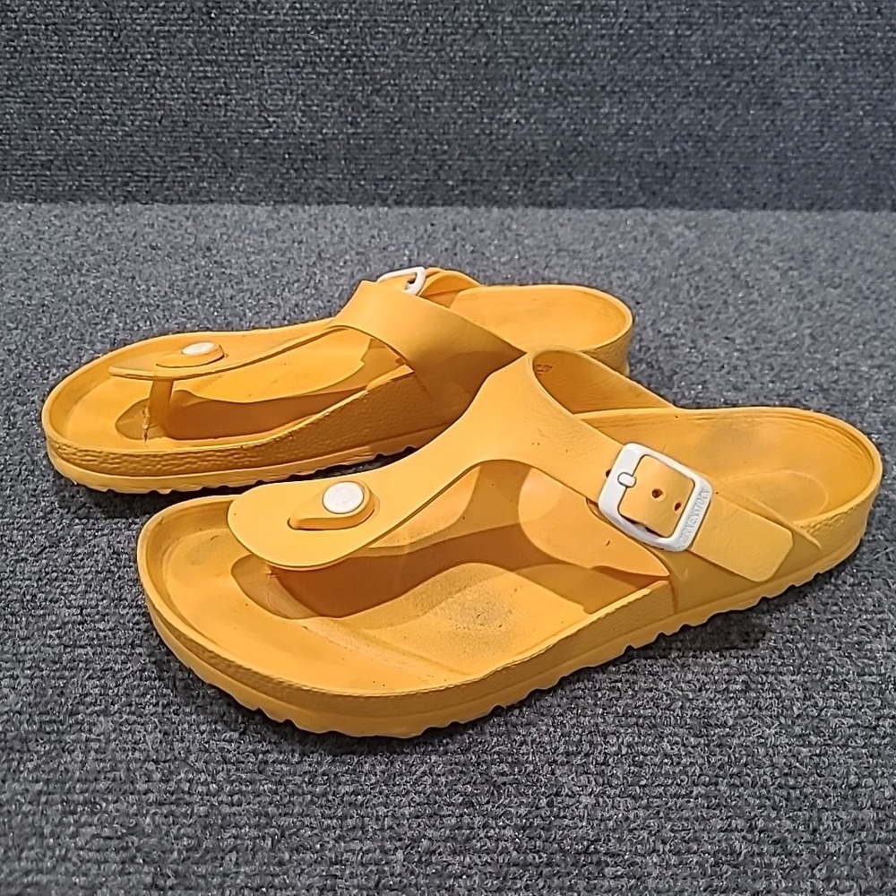 Birkenstock Gizeh Eva‎ Rubber Slide Sandal Orange Women size 38 US 7
